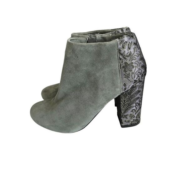 NEW Anthropologie Womens 9 Farylrobin Tiegan Suede Ankle Booties - Picture 9 of 16